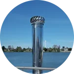 Colocación de gorros, cortavientos y eólicos