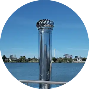 Colocación de gorros, cortavientos y eólicos