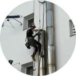 Instalación y pintura de caños exteriores